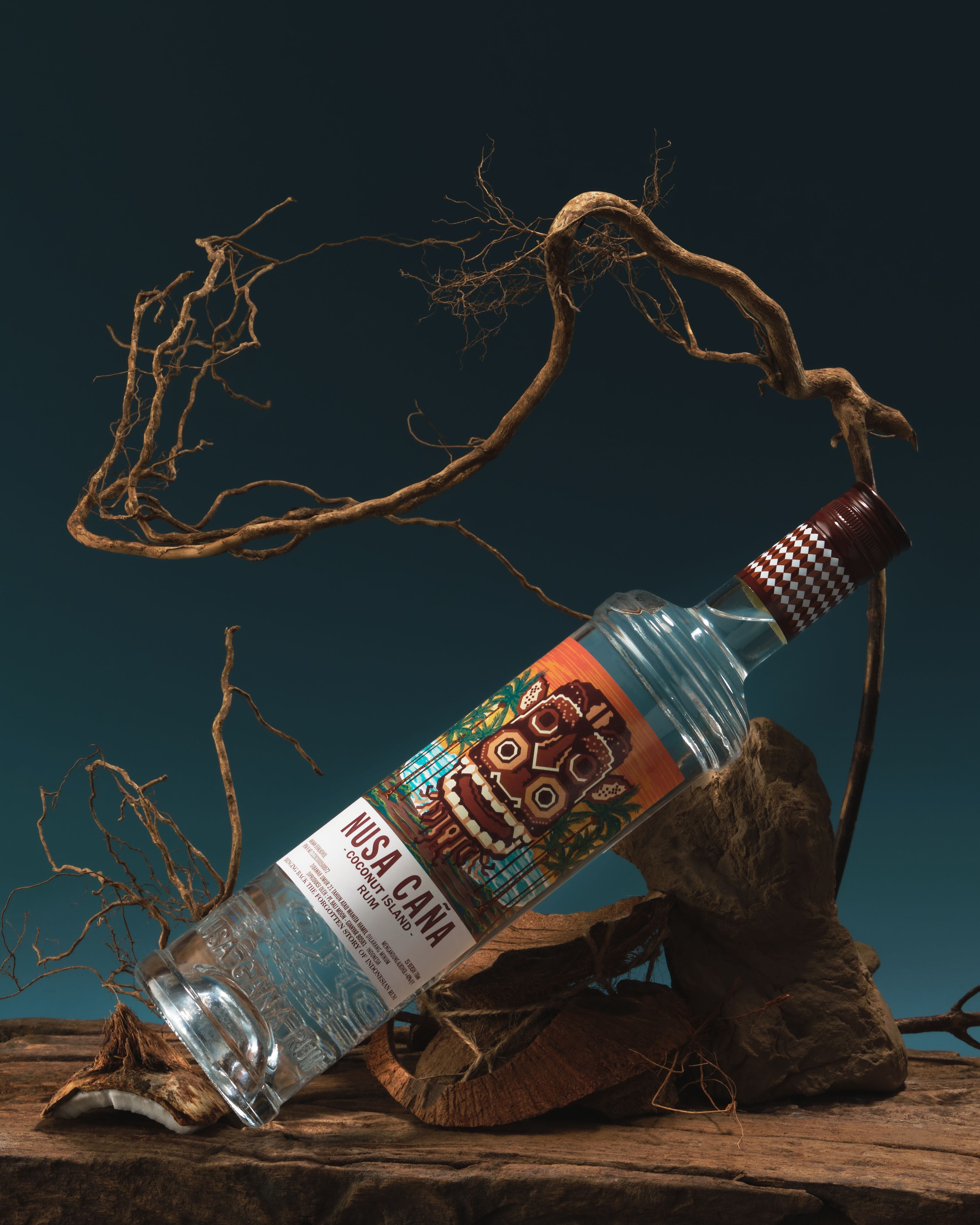 Nusa Caña cocktail product photography.